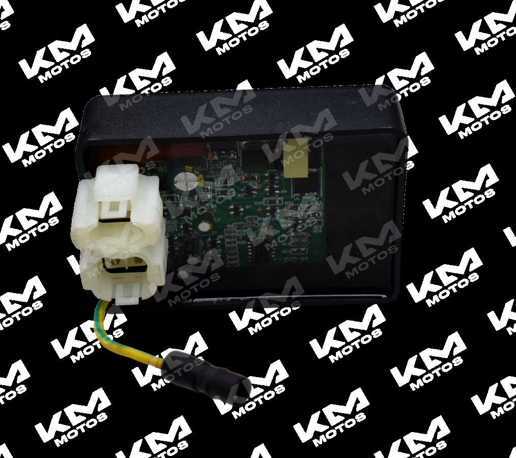 CDI Universal QJ250 para motocicleta, imagen del módulo electrónico con componentes visibles.