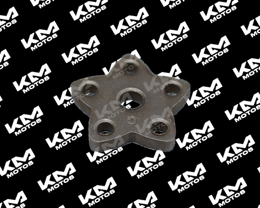Selector de cambios en forma de estrella de 5 cambios para automóviles, marca Universal, con palanca y detalles visibles.
