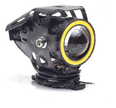 Luz LED Ojo de Angel Interno U9 de marca Universal, luces LED blancas con diseño compacto para automóviles.