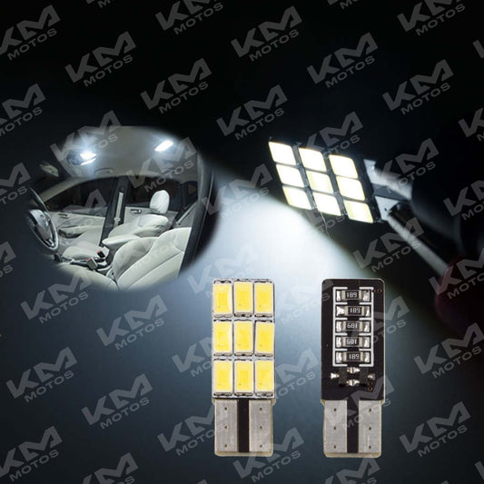 Luz LED 9P de la marca Universal con cortecía en par en un blíster, mostrada en la imagen.