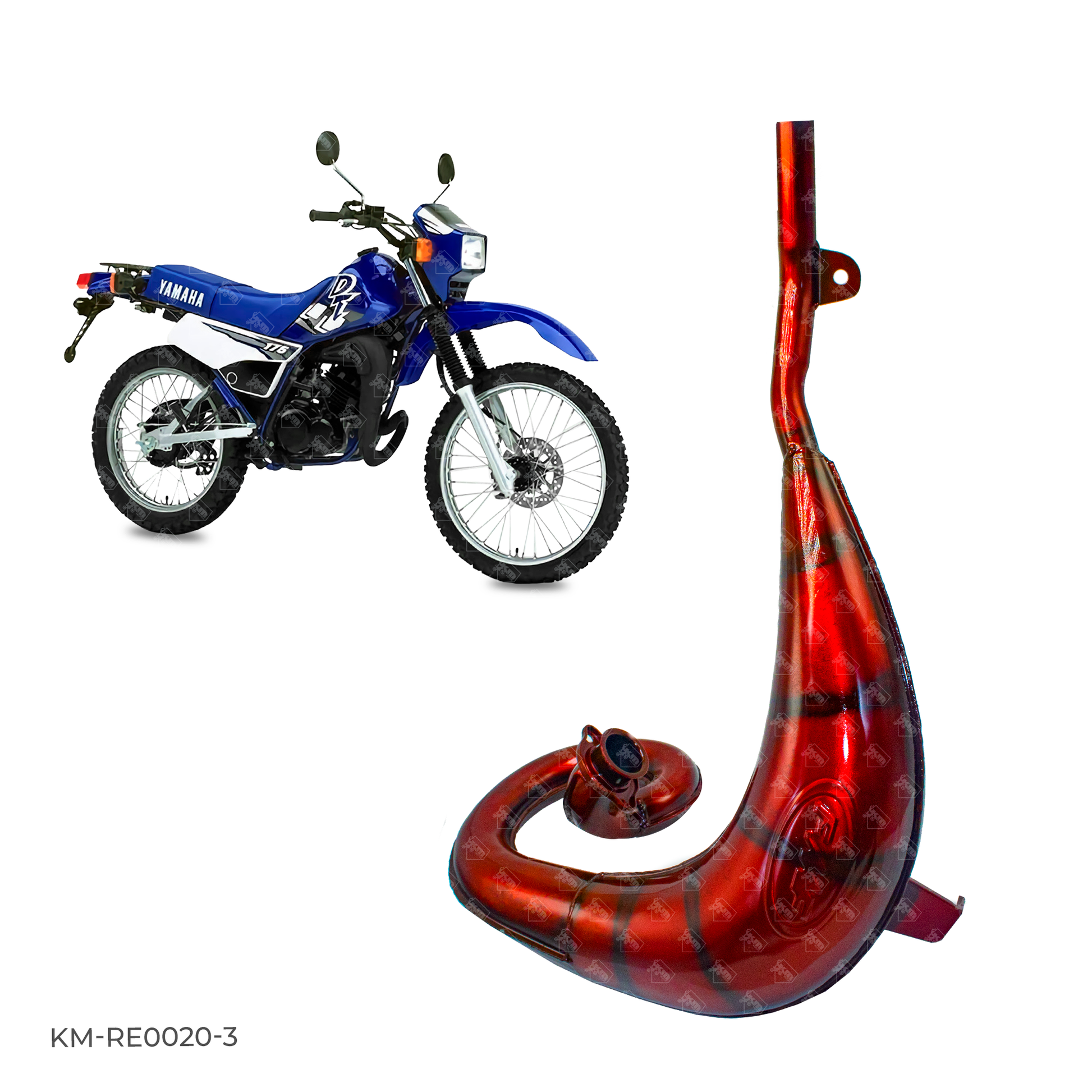 ESCAPE CARACOL FMF ROJO DT175 (2 TIEMPOS)