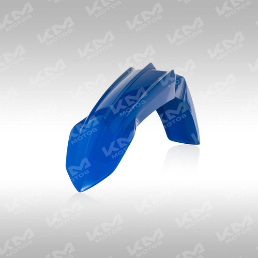 Guardafangos azul para YZ250 Acerbis, resistente y flexible, diseñado para protección en motocicletas off-road.