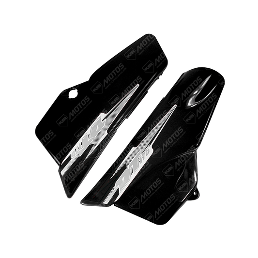 TAPADERAS LATERALES DT175 NEGRA