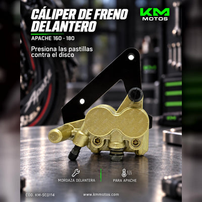 CALIPER DELANTERO APACHE 160/180