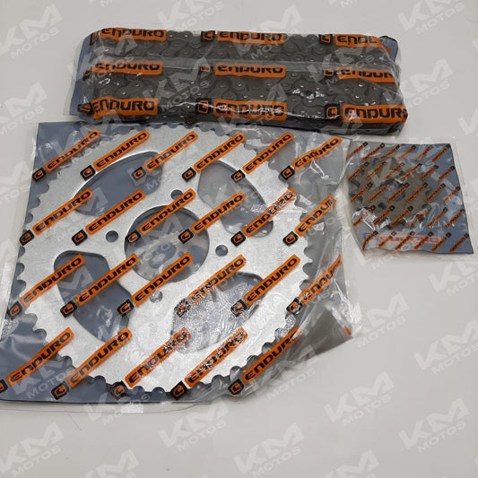 Kit de tracción universal para maquinaria pesada, incluye arrastre de 50T y 16T con bujes Enduro ZX200Z.