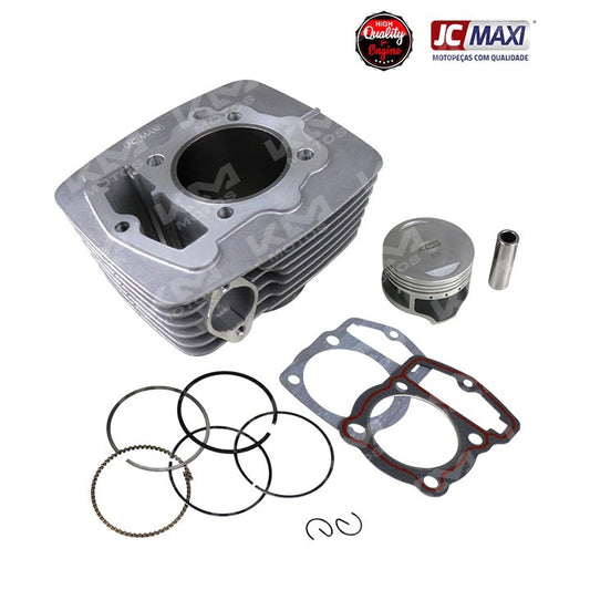 Cilindro universal para motocicleta CBX200, kit de cilindros con componentes visibles en la imagen.