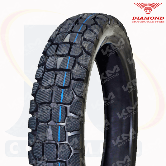 Neumáticos Diamond 110/90-16, con banda de rodadura y estructura resistente, ideales para motocicletas.