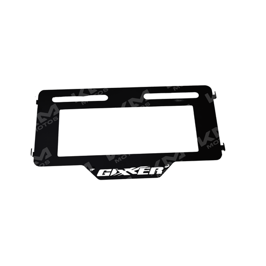 Porta placa universal para Gixxer, soporte resistente para matrícula en motocicleta, montaje fácil y duradero.