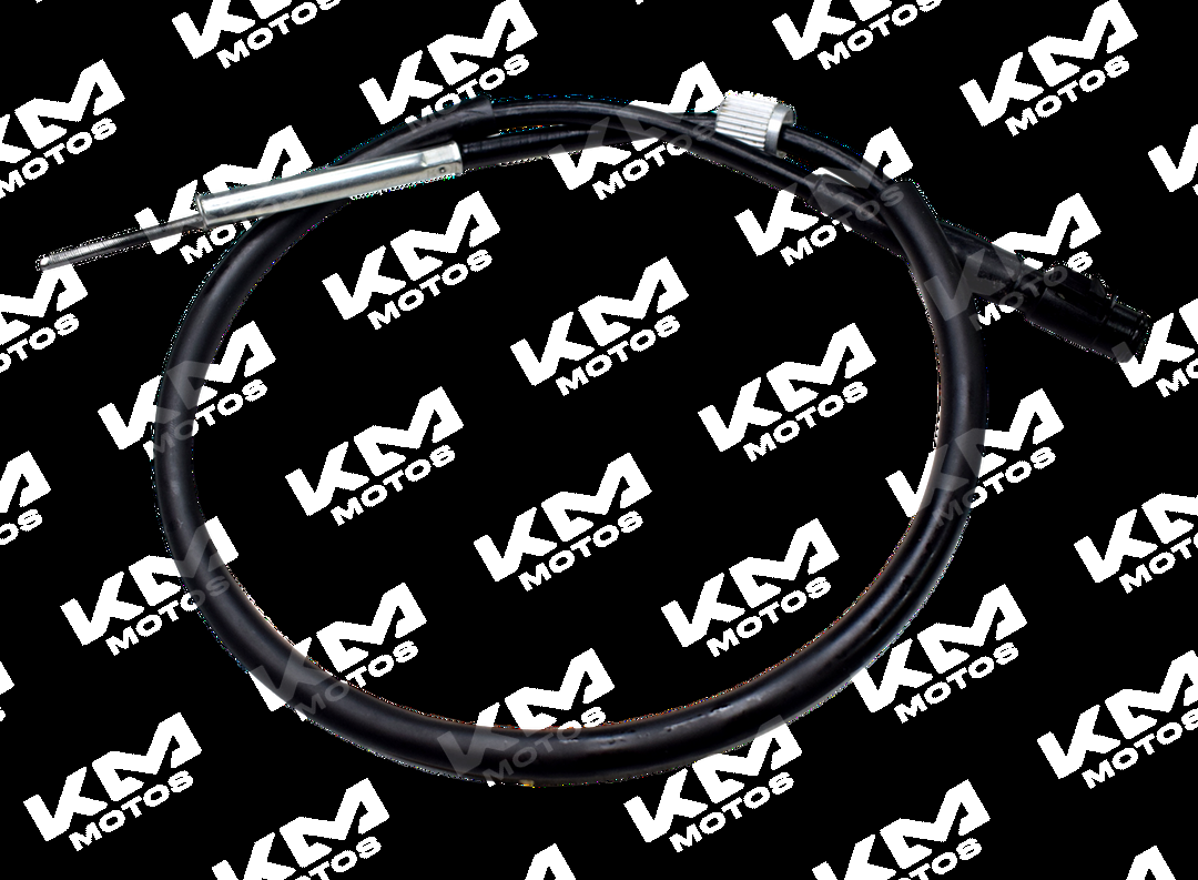 Cable de velocímetro universal para CBF125, muestra el cable negro con conectores en la imagen.