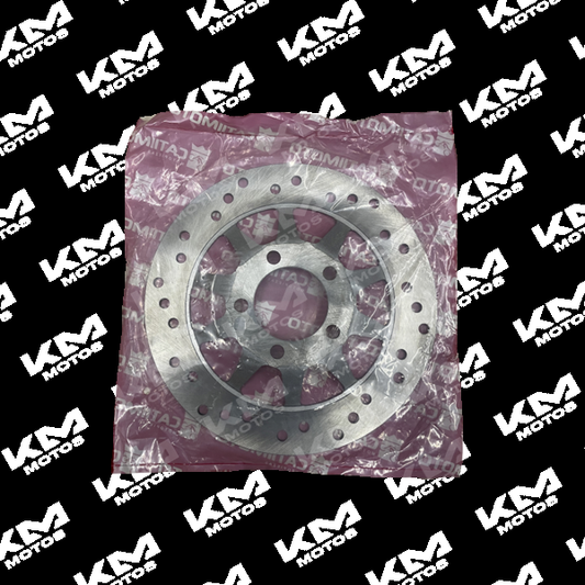 Disco de freno delantero para CGL150, parte de freno de motocicleta, con superficie de contacto y orificios de montaje visibles.