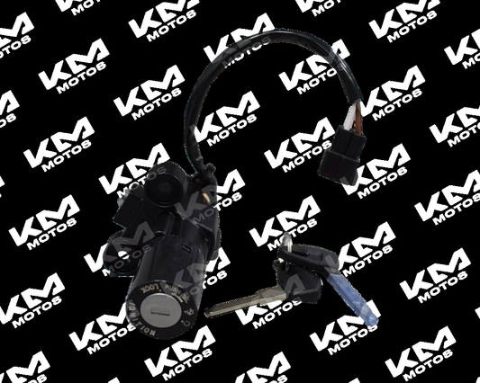 Interruptor de encendido Bajaj para Pulsar NS200, componente principal de llave de ignición con diseño compacto.