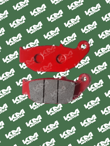 Pastillas de freno Honda Invicta, juego de pastillas de freno nuevas, mostrando las pastillas en su empaque y componentes.