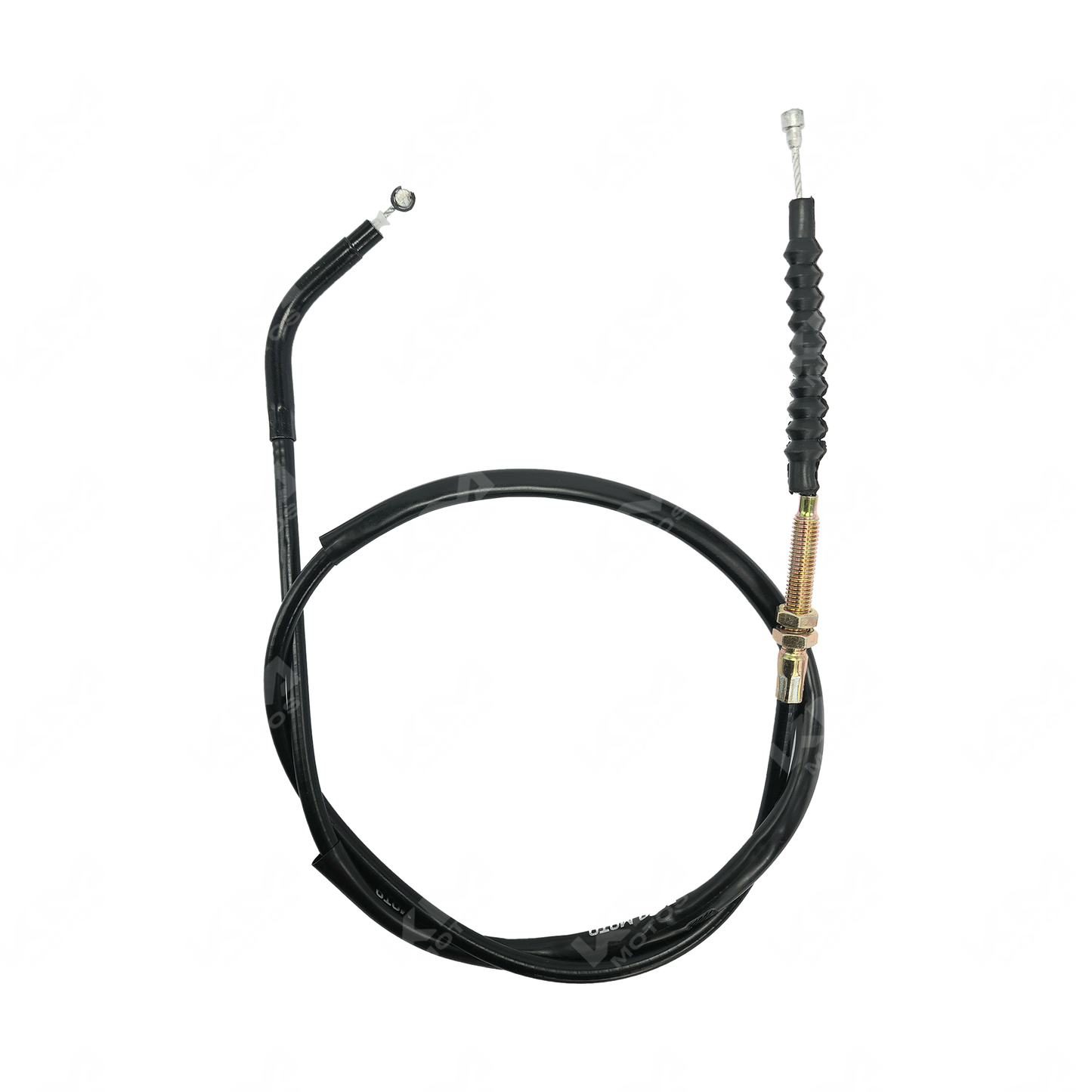 Cable de embrague KMMOTOSHN HJ125-7, muestra la cuerda de cable de clutch para motocicleta, con conectores y recubrimiento resistente