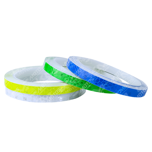 Cinta reflectiva para anillo en rollo de la marca Universal, accesorios universales para mayor visibilidad y seguridad.