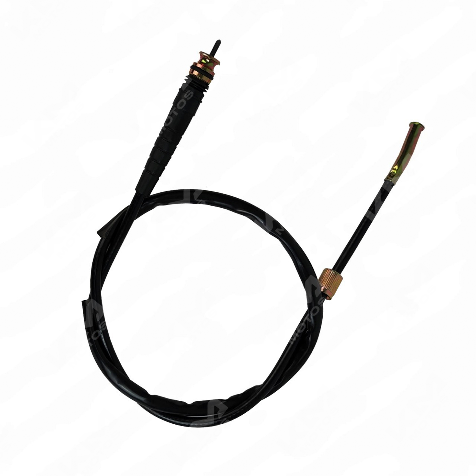 Cable de velocímetro KM Motos GXT200/KMF200/XTM200/SUPERMOTO A/R, cable de repuesto para motocicleta con conexiones visibles