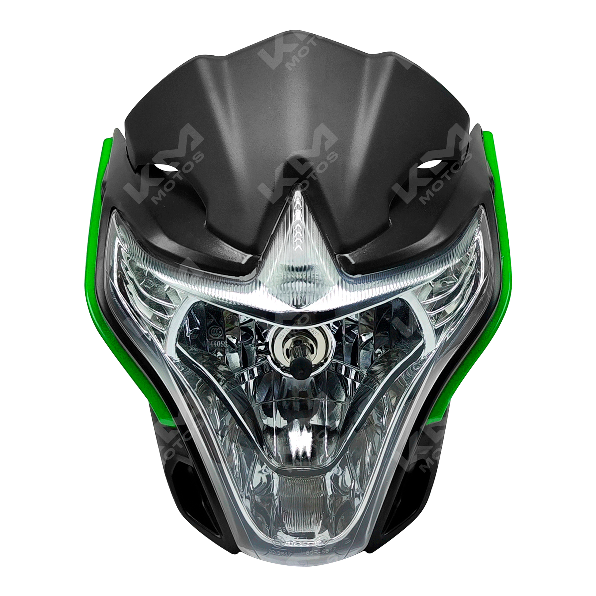 Carena completa verde KM Motos Carena 150Z/CR1, con detalles visibles y diseño integral para motocicleta.