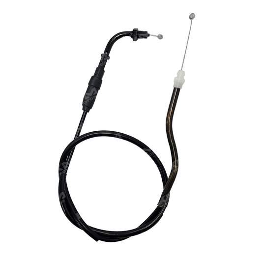 Cable de acelerador KMMOTOS para Pulsar NS200, conector y cable resistente, visible en la imagen.
