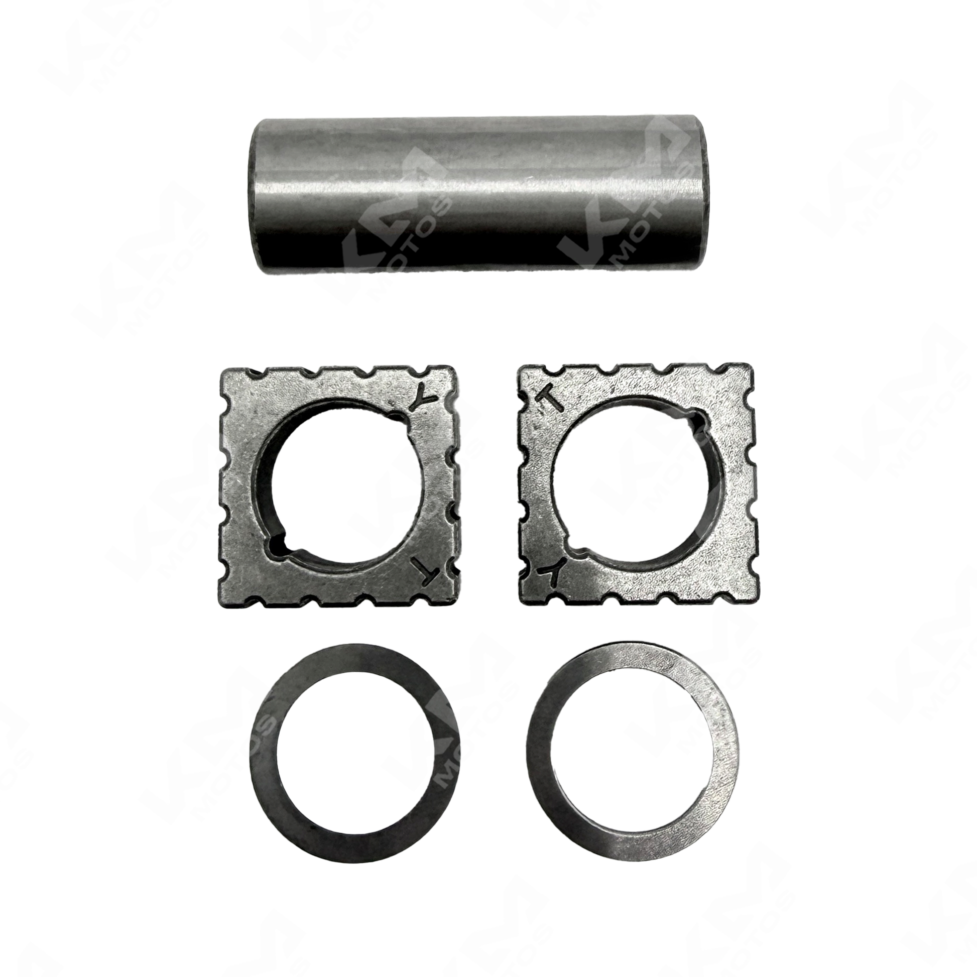 Dados de mototaxi KM Motos, modelo RE205/175/RE4S/TVS, en color negro, con detalles de alta resistencia.