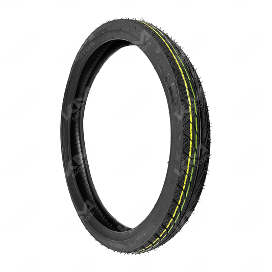 Llanta delantera 70/70-17 Lisa Super Toro de KMMOTOSHN, neumático para motocicleta con banda de rodadura lisa y perfil delgado.