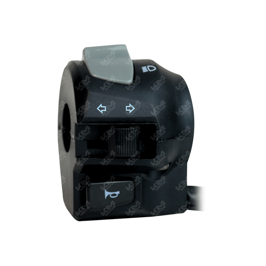 Mando izquierdo para YBR125 de la marca KM Motos, botón y estructura de control visibles en imagen.