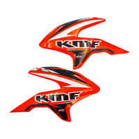COBERTOR DE TANQUE ZX200L M.N/ZX150L/KMF150L/KMF200L ROJO CON STIKERS
