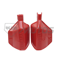 PROTECTOR DE PUÑOS YBR125 ROJO