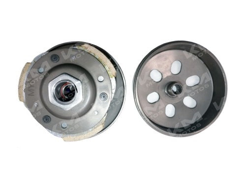 Prensa de embrague Universal 4S, completa, con mango y estructura metálica para trabajos de reparación automotriz.