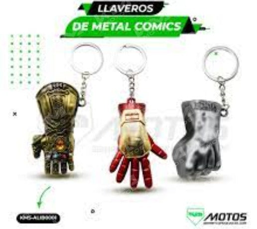 Llaveros de Metal Comics Kms Disenos