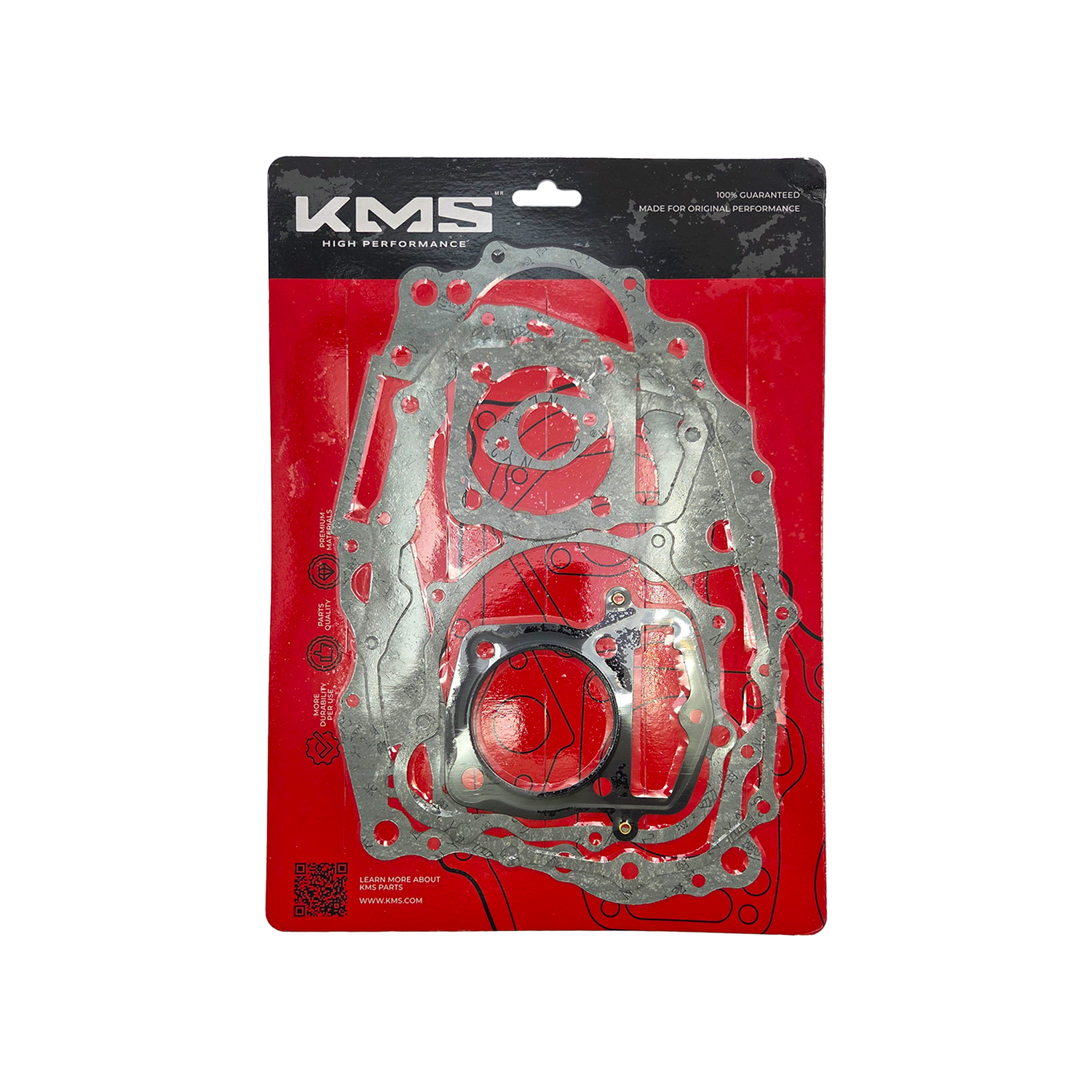 Kit de empaques de motor KMS para GSR4-250, ZX250R y XM250Z, con empaques de grafito para motos.