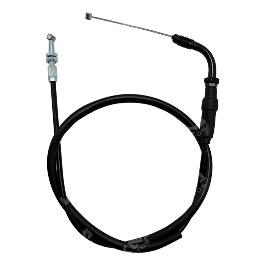 Cable acelerador para Honda CB160F de KM Motos, imagen mostrando el cable y sus conexiones.