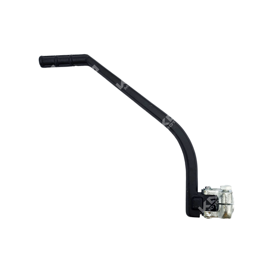 Pedal de arranque KMS Krant Crux110 Rev-4 en color negro, diseñado para facilitar el encendido de vehículos.