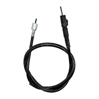 Cable de velocímetro KMS Crux110 Rev-4 M.N KMS con conectores y recubrimiento resistente, usado para vehículos y maquinaria.