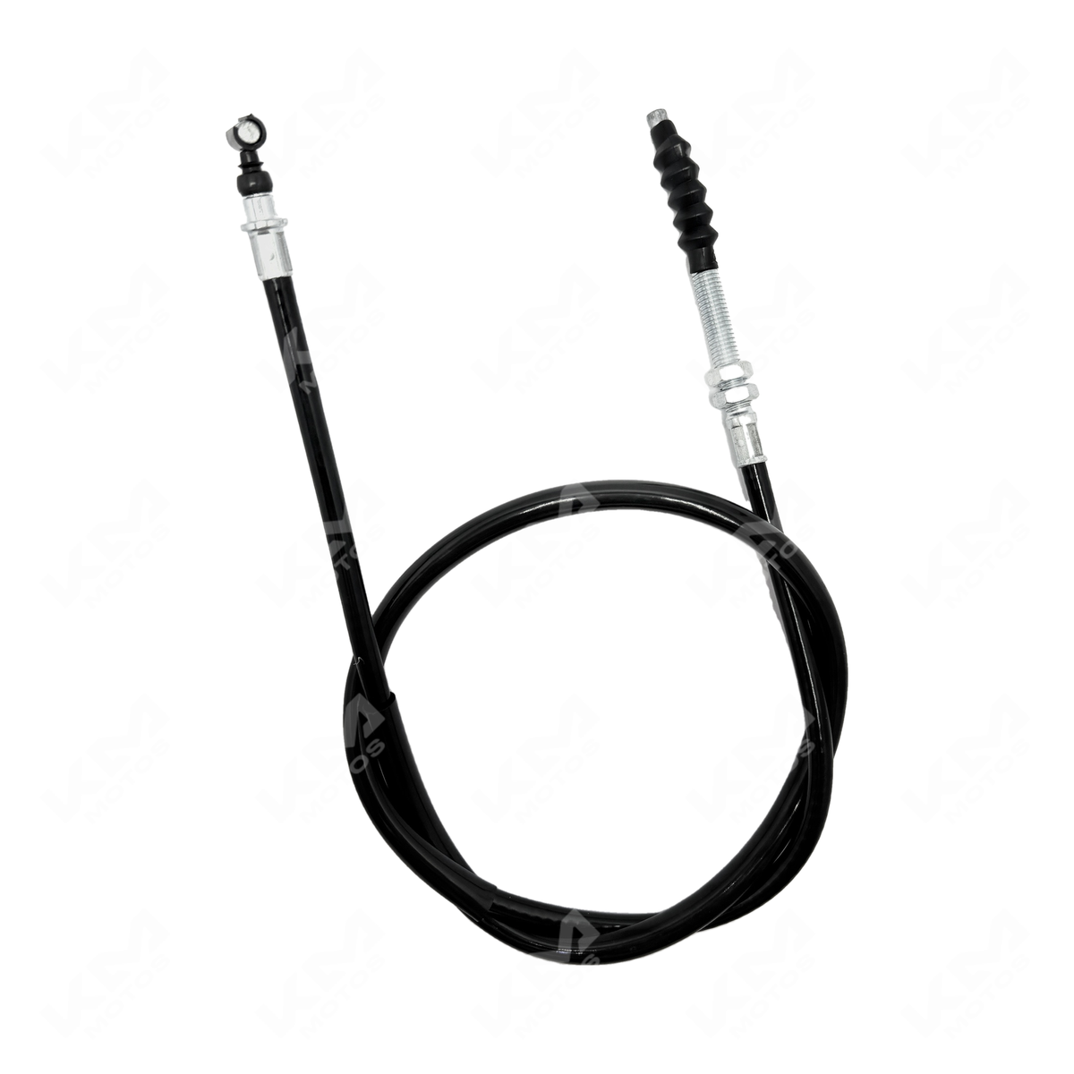 Cable de embrague Honda CG110 de la marca KM Motos, vista del cable de clutch para motocicleta.