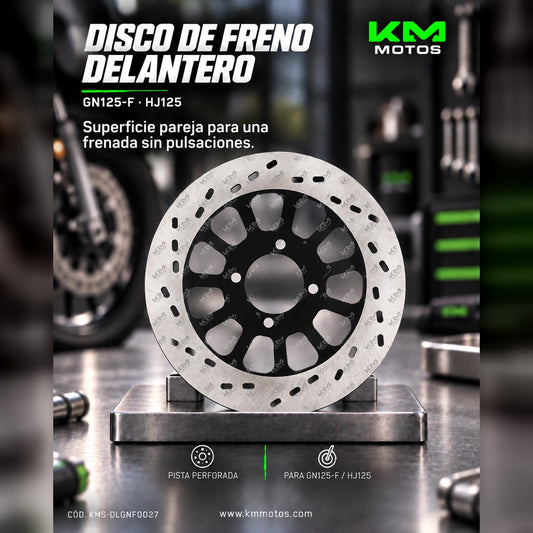 DISCO DE FRENO GN125-F/HJ125 KMS — KMS-DLGNF0027 | KM Motos