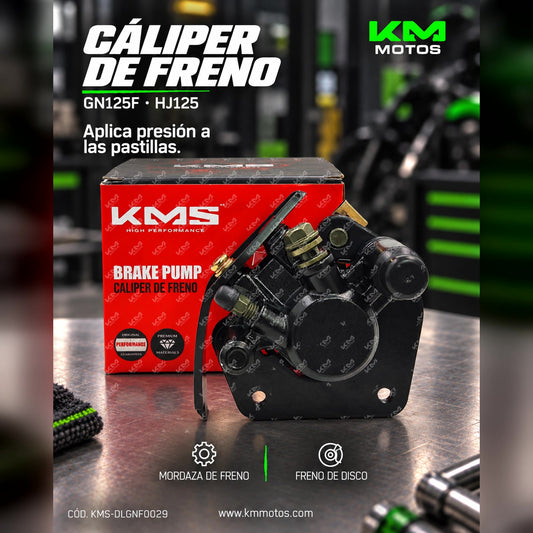 CALIPER DE FRENO DEL GN125-F/HJ125 KMS — KMS-DLGNF0029 | KM Motos