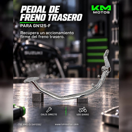 PEDAL FRENO TRASERO GN125-F — KMS-DLGNF0062 | KM Motos