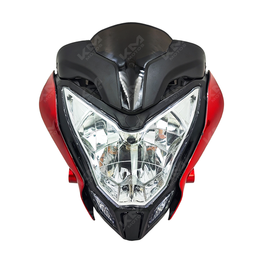 CARENA COMPLETA + SILVIN ROJA NS200 KMS - KMMOTOSHN
