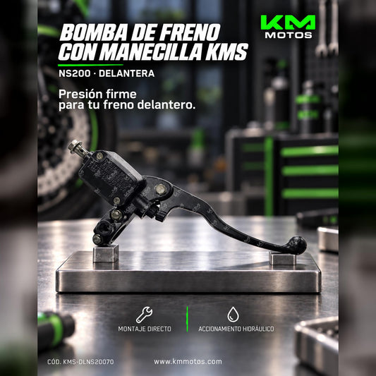 BOMBA DE FRENO MANECILLA NS200 KMS — KMS-DLNS20070 | KM Motos