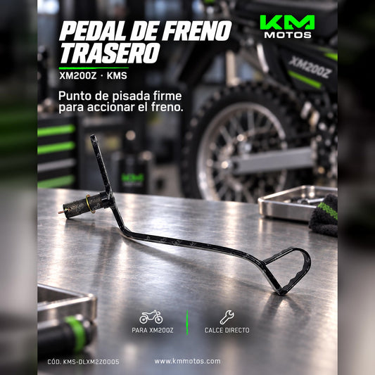 PEDAL DE FRENO XM200Z KMS — KMS-DLXM2Z0005 | KM Motos