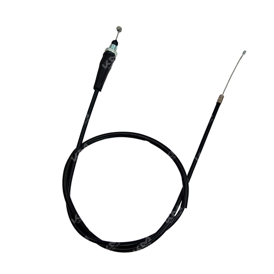 Cable acelerador para Honda XR150L, marca KM Motos, imagen que muestra el cable metálico y conectores para instalación.