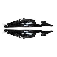 TAPADERAS LATERALES NEGRAS ZX150L/ZX200L M.N KMS
