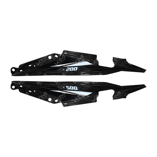 TAPADERAS LATERALES NEGRAS ZX150L/ZX200L M.N - KMMOTOSHN