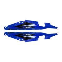 TAPADERAS LATERALES AZUL ZX150L/ZX200L M.N KMS