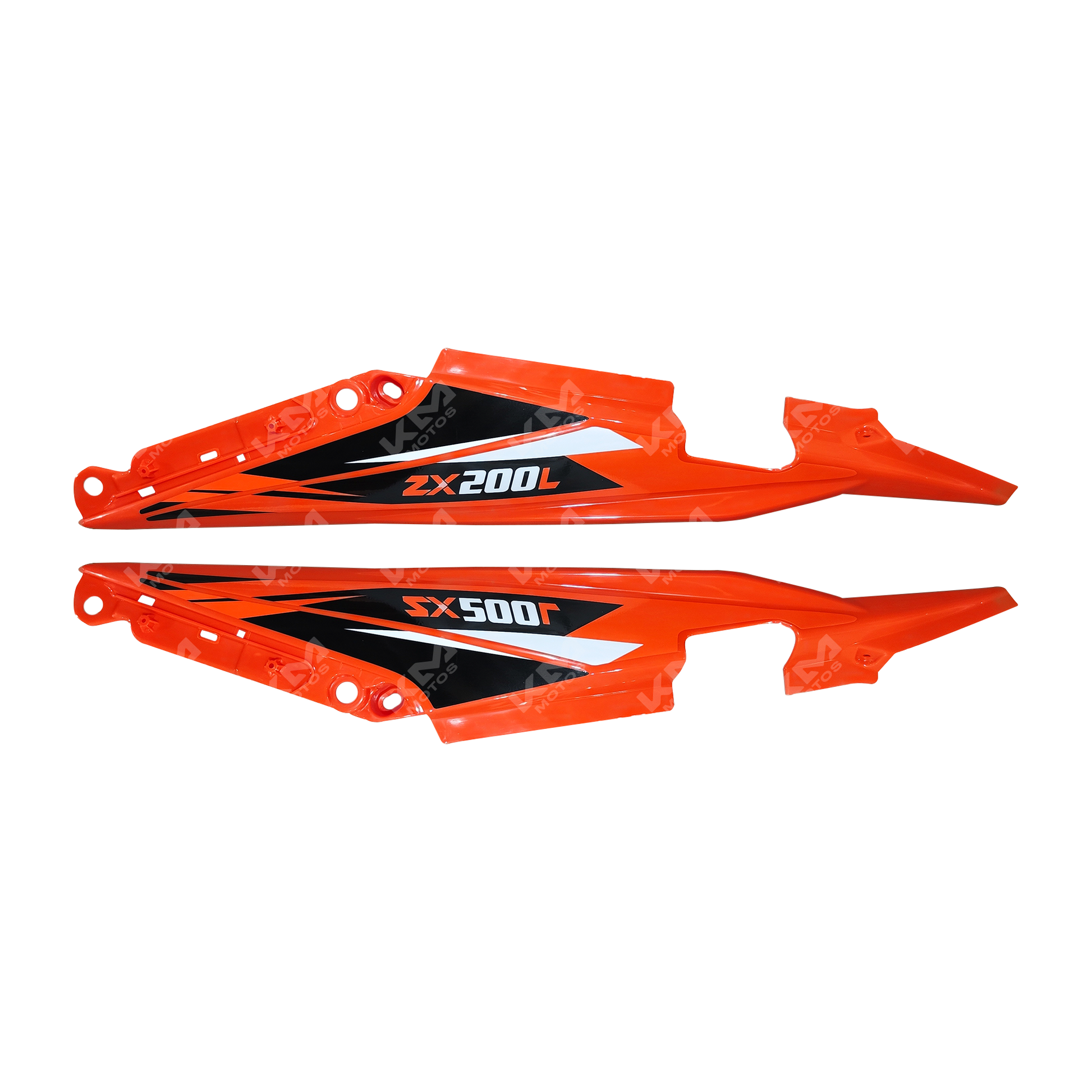 TAPADERAS LATERALES ANARANJADA ZX150L/ZX200L M.N