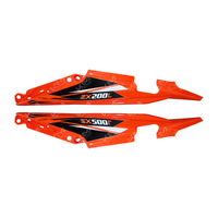 TAPADERAS LATERALES ANARANJADA ZX150L/ZX200L M.N KMS