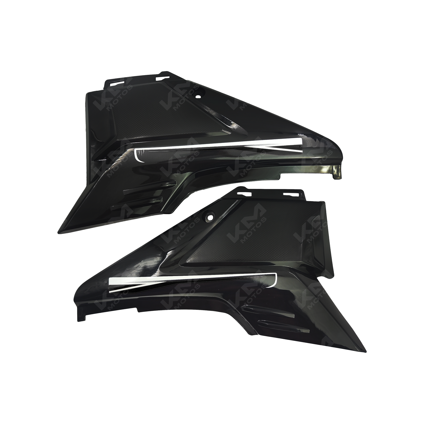 TAPADERAS DE BATERIA NEGRA ZX200L M.N - KMMOTOSHN