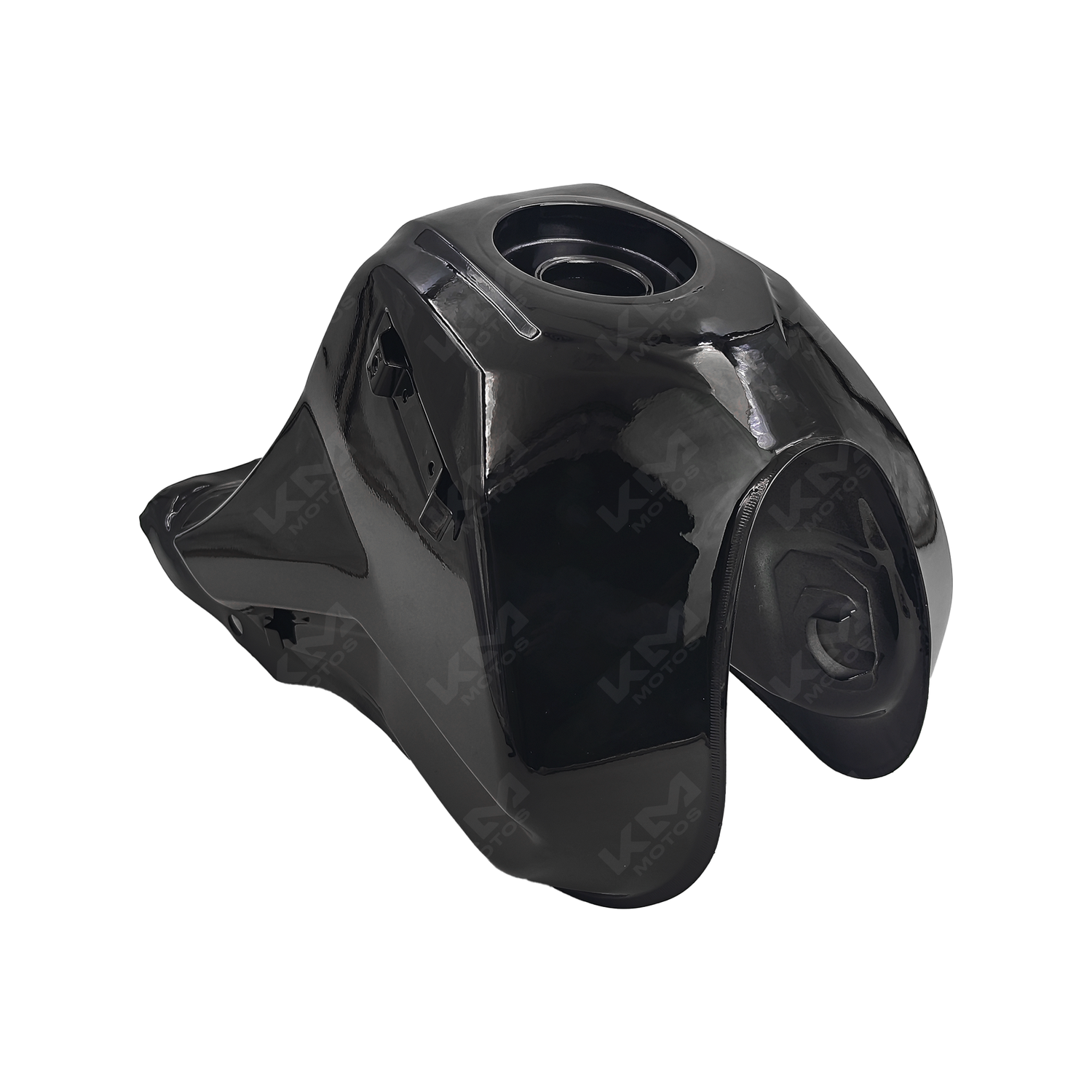 Imagen del tanque de gasolina KM Motos ZX150L/ZX200L, con capacidad de 150L o 200L, en color negro.