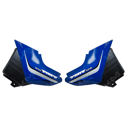 TAPADERAS LATERALES YBR125 -E/-ED/-G AZUL