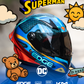 CASCO CERRADO PARA NIÑO SUPERMAN VIS/OSCURA EDGE TALLA "L" DOT