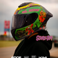 CASCO CERRADO SCOOBY DOO VIS/OSCURA EDGE TALLA "L" DOT/ECE